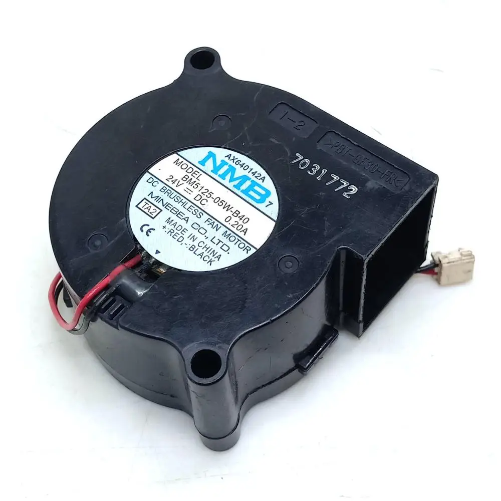 Ventilador turbo de refrigeración para NMB BM5125-05W-B40, 5CM, 5025, 24V, 0.20A, 51x51x25mm, 50mm - imagen 5