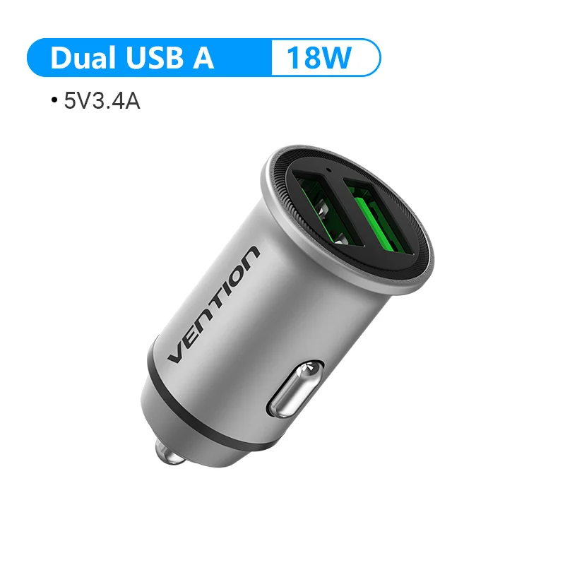 18W Dual USB A