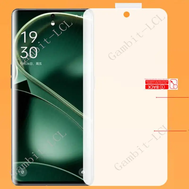 Para OPPO Find X6 Pro FindX6 X6Pro cubierta protectora de pantalla de película de hidrogel hidráulico extremo (no vidrio templado) - imagen 3