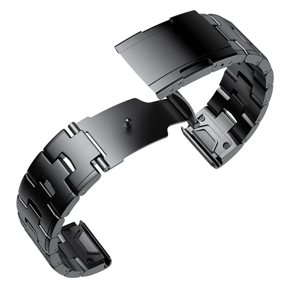 Garmin-correa de reloj de Metal de titanio de ajuste rápido, pulsera para Fenix 7X 7 6X Pro 5X Plus/ Instinct/Epix, 22mm, 26mm - imagen 3