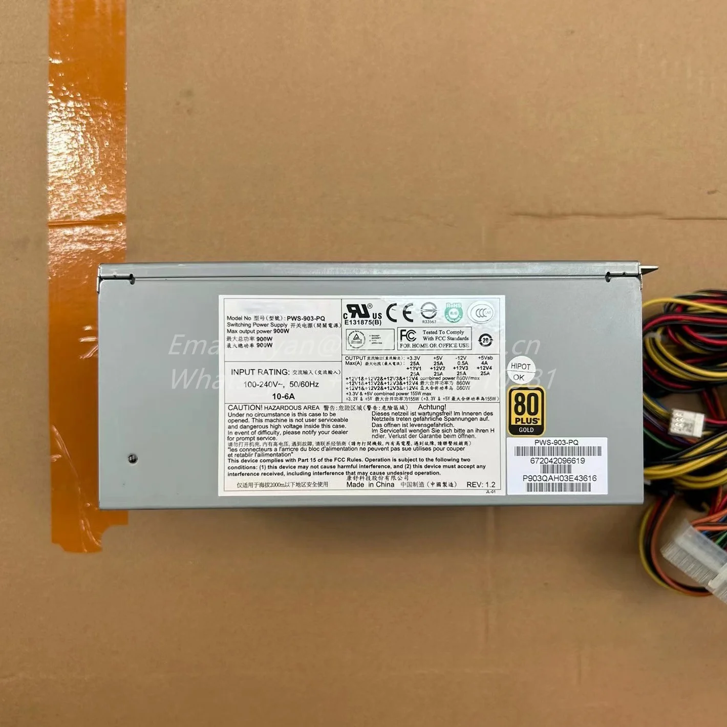 PWS-903-PQ para fuente de alimentación PS2/ATX multisalida Supermicro 900W (PWS-903-PQ) - imagen 2