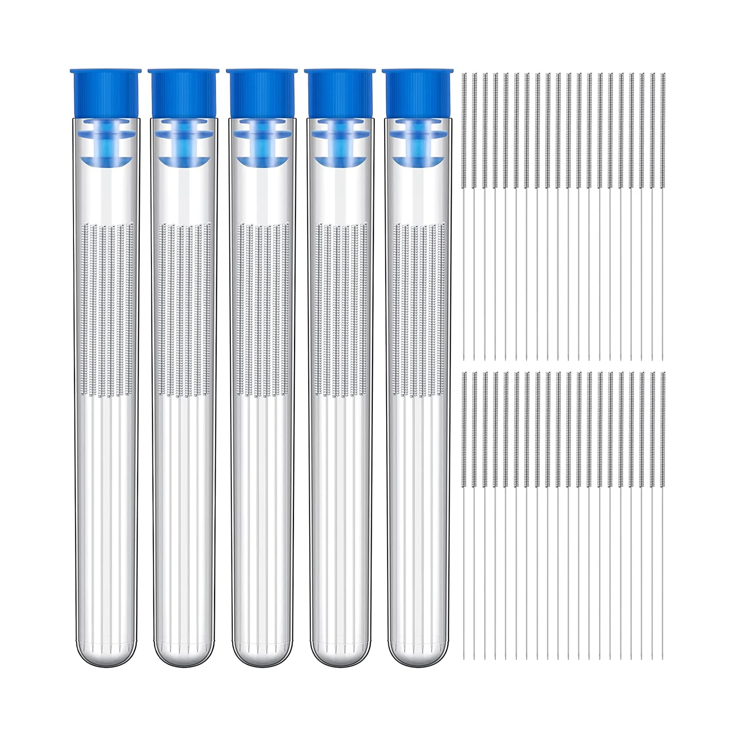 Kit de limpieza de boquillas de impresora 3D, agujas de limpieza de boquillas de acero inoxidable de 0,2/0,3/0,4/0,5/0,6/0,8/1,0mm, limpiador de boquillas de impresora 3D