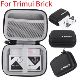 Estuche de transporte duro, bolsa de protección a prueba de golpes, Protector de pantalla de vidrio templado antiarañazos para consola de juegos portátil Trimui Brick