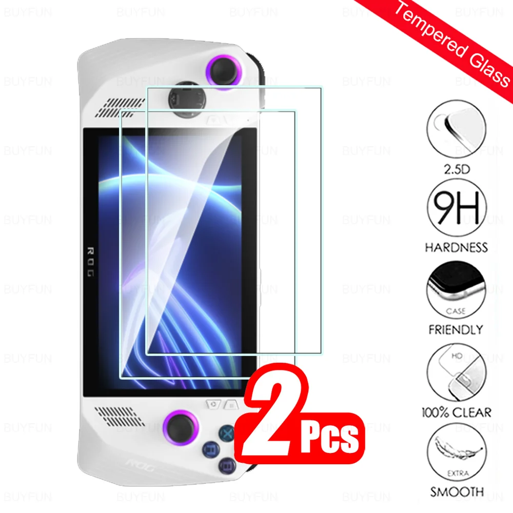 Vidrio Templado Protector para Asus ROG Ally, película protectora de pantalla para Asus ROG Ally rogely RC71L RC71X 2023 7,0 pulgadas, 2 uds.