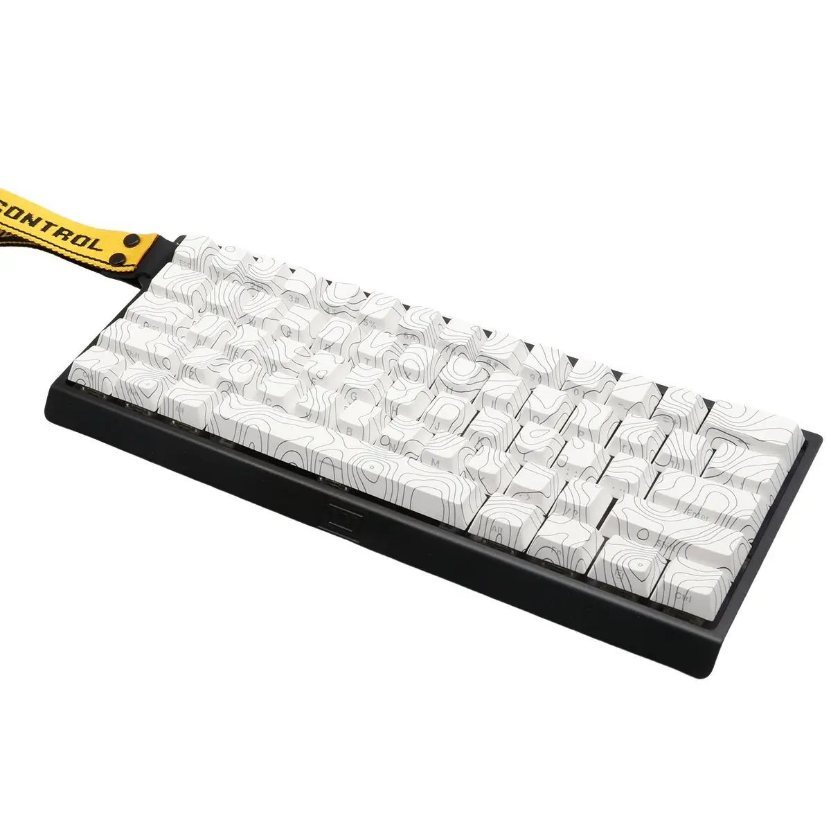 KeyCap de contorno con grabado lateral, Semi transparente, sublimación térmica, PBT, Atk68/made68, eje magnético, mecánico - imagen 3