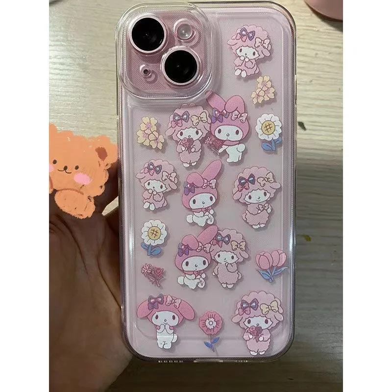 Funda de teléfono Sanrios My Melodys girasol para Xiaomi Redmi Note 13 12 12C 11 10 10C 13C 10s 9 9s 9A 9T 9C 8 7 Pro Max 4G 5G - imagen 5