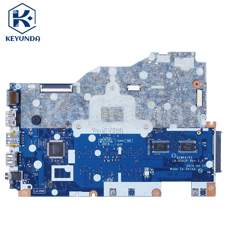 Placa base para portátil Lenovo Ideapad 110-15ISK, 4G, LA-D562P 5B20L 8290211 5B20L 8287811 Placa base Pentium i3i5i7 de sexta generación - imagen 5