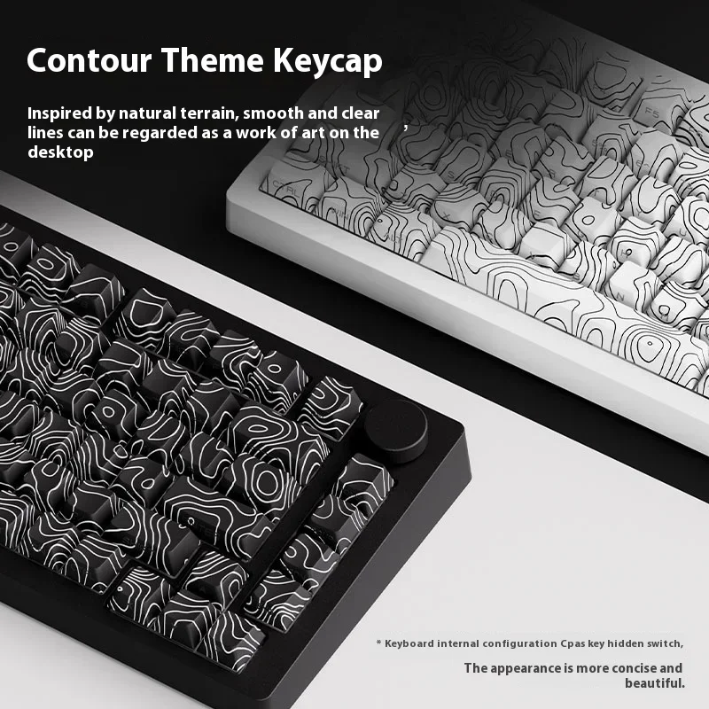 MONSGEEK M1 V5 SP Teclado mecánico para juegos junta personalizada CNC aluminio 2,4g inalámbrico triodo 8000mAh RGB teclados de intercambio en caliente - imagen 5