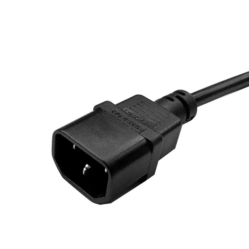 Cable PDU UPS IEC C14 a enchufe Euro Schuko Cable de extensión de energía 30cm Schuko CEE7/4 Cable de extensión de alimentación Cable de alimentación de la UE - imagen 3