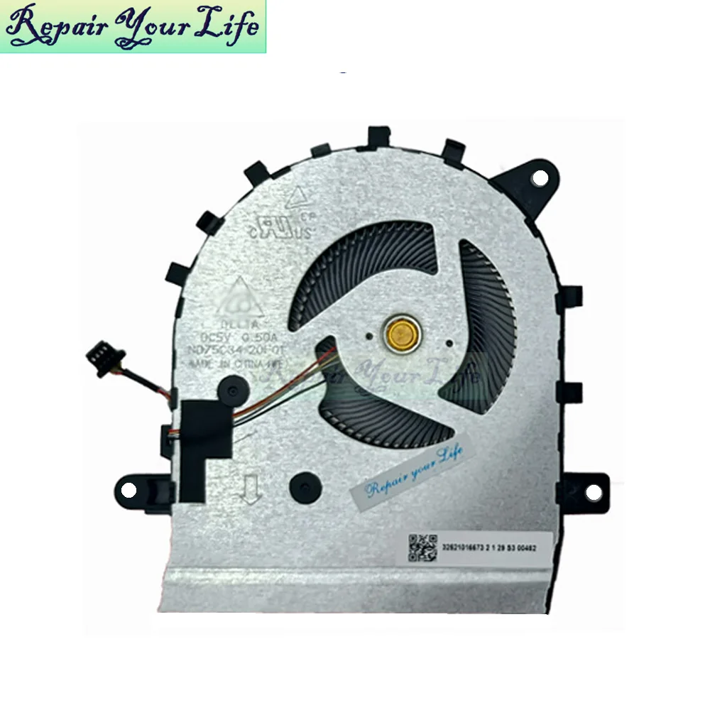 Ventilador de refrigeración para ordenador portátil, radiador para ASUS UX562, Q508, ZenBook Flip 15, UX562F, UX562FA, Q508U, ND75C34-20F01 - imagen 4