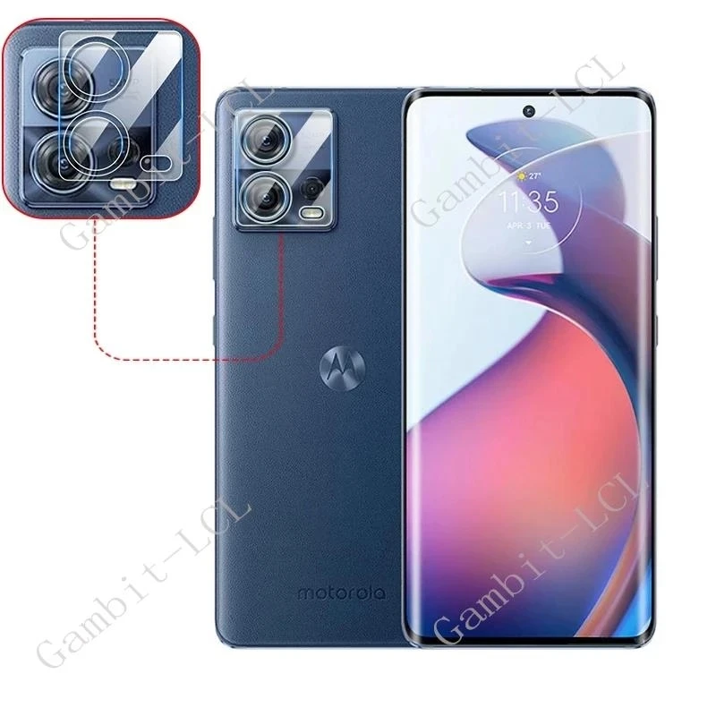 Lente de cámara 3D para Motorola Moto X30 Pro, Protector de vidrio templado MotoX30Pro Edge 30 Ultra Fusion, película protectora trasera - imagen 2