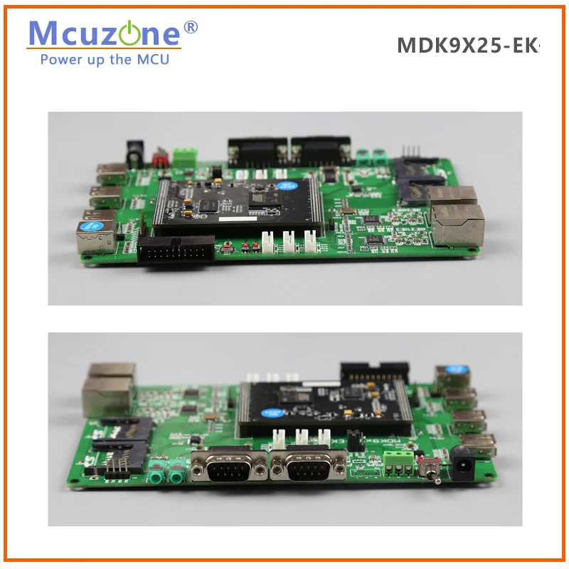 AT91SAM9X25, MDK9X25-EK, CPU de 400MHz, 128MB DDR2,256M NAND Ethernet, USB de alta velocidad, CAN, Linux, Internet dual - imagen 2