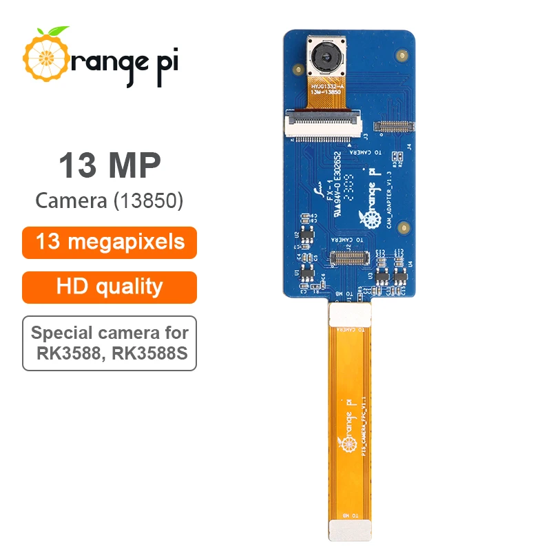 Cámara HD Orange Pi de 13MP, 13850 de longitud Focal, resolución de 3000mm, x 3136 4224, para RK3358, RK3358S, placas Orange Pi 5 / 5B / 5 Plus - imagen 2