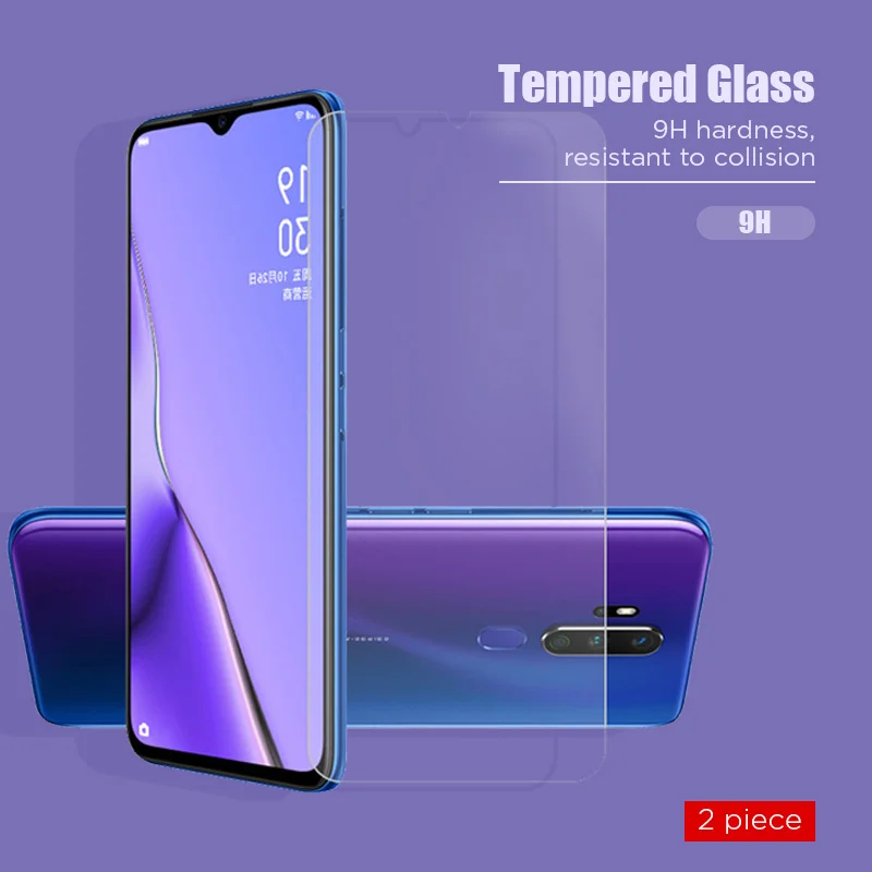 Protector de pantalla de cristal templado duro para Oppo, película frontal HD, Reno 2F, 2Z, 2 F, Z, Ace A, 4 Pro, 5G, 3 Pro, 3Pro, 1/2 piezas