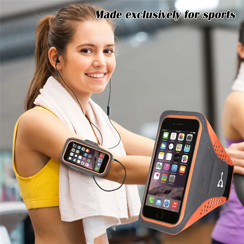 Brazalete para correr para iPhone 15, 14, 13, 12, 11 Pro Max, Samsung, Xiaomi, Oppo, Huawei Honor, funda deportiva para el brazo, bolsa para teléfono - imagen 5