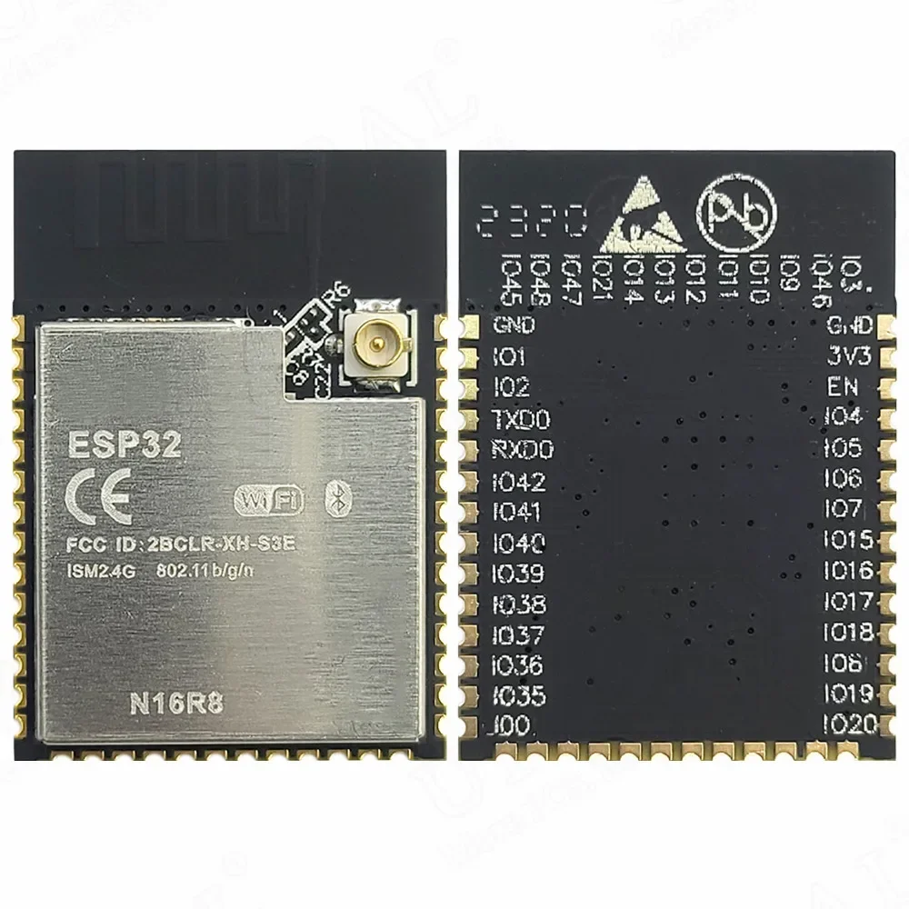 Módulo ESP32 S3 N16R8 2,4G Wifi BT con MCU de bajo consumo de doble núcleo Internet de las cosas 8MB PSRAM 16MB Flash ESP32-S3WROOM1