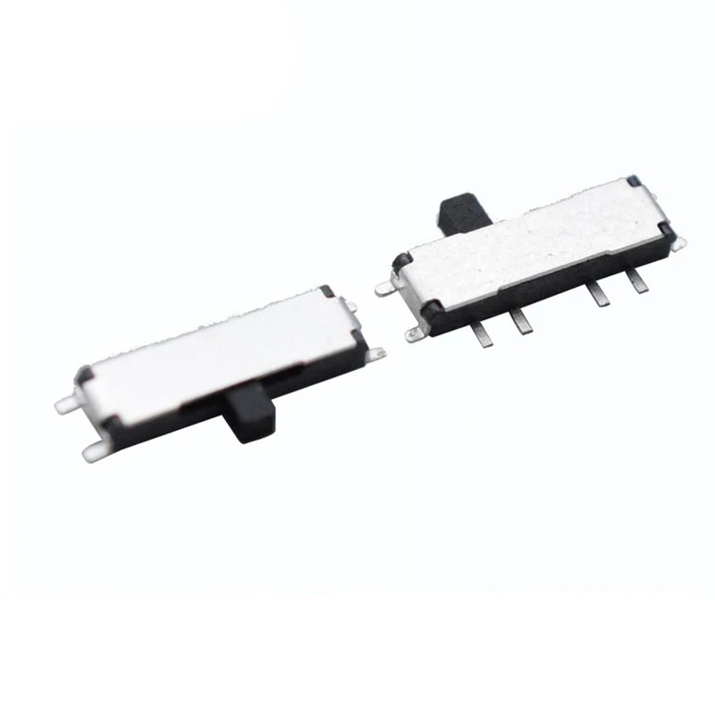 MSK13C02 interruptor de palanca de tres velocidades de ocho Pines, interruptor lateral micro horizontal SMT, interruptor deslizante de juguete resistente a altas temperaturas