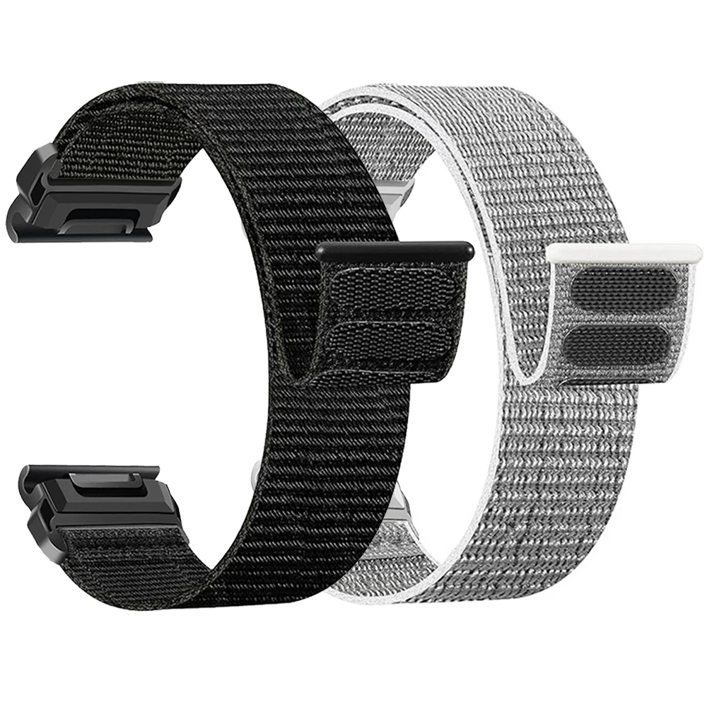 Correa de reloj QuickFit de 26mm y 22mm para Garmin Fenix 8 8Pro 7 7X 6 6X 5X/Forerunner 970 965/Enduro 3/Instinct 3 2X correa de nailon deportiva - imagen 2