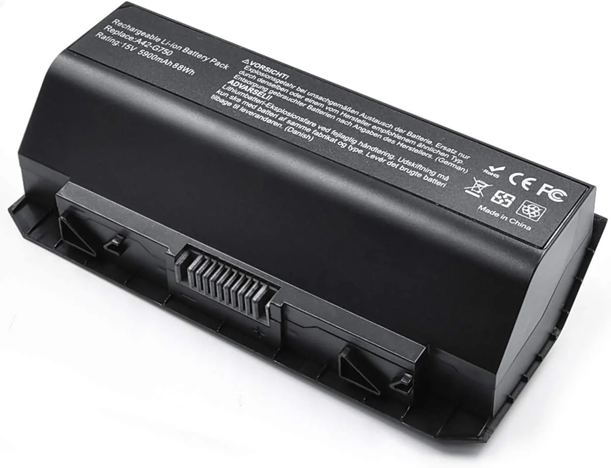 Batería A42-G750 para ordenador portátil ASUS, compatible con G750, G750J, G750JH, G750JM, G750JS, G750JW, G750JX, G750JZ, G750Y47, X551M, JX-BL, ROG, GX800VH, Serie G752 - imagen 3
