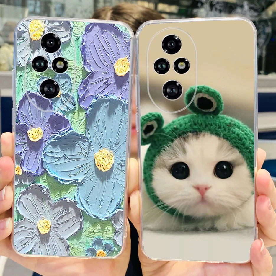 Para Honor 200 Pro funda ELP-AN00 nueva moda cubierta pintada fundas de teléfono de silicona transparente para Honor 200 Lite Honor200 Pro Fundas suaves - imagen 3