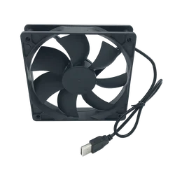 Ventilador de escape USB para enfriamiento con cojinete de fluido