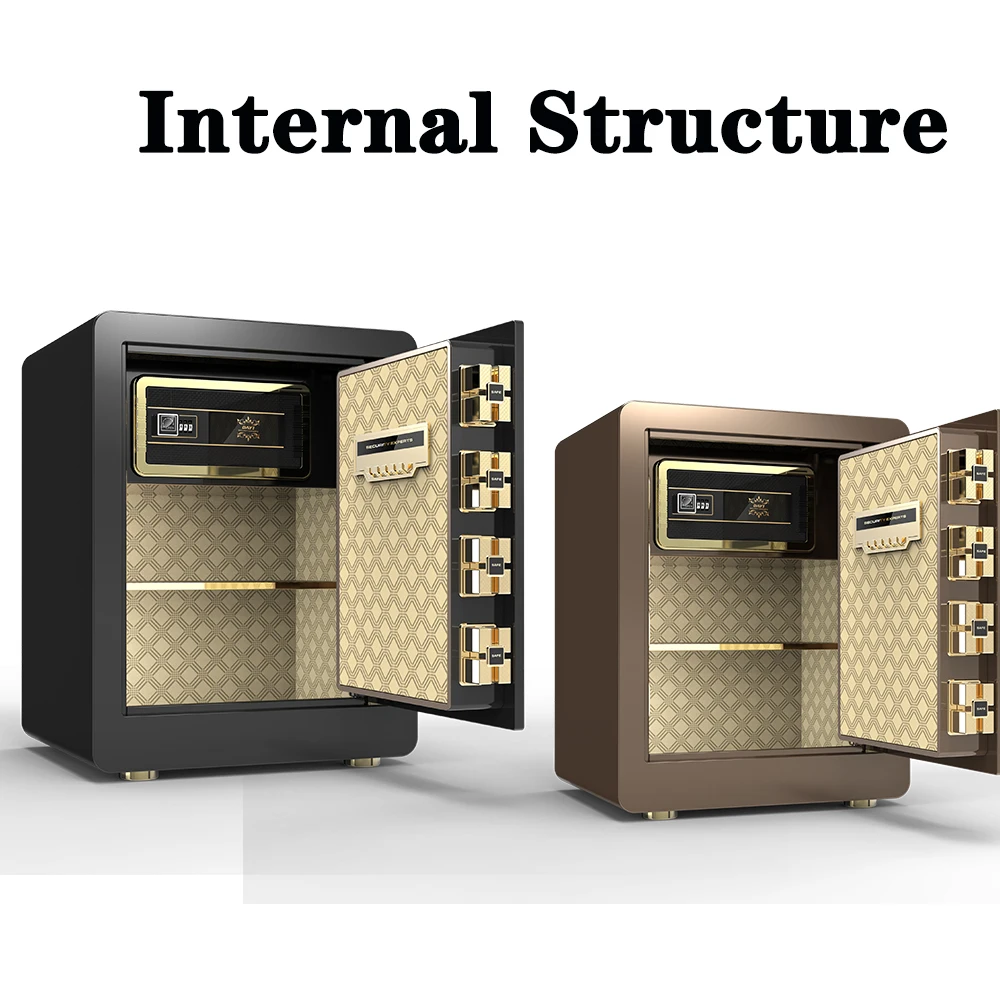 Caja de seguridad electrónica Digital, almacenamiento de huellas dactilares, forma oculta, pequeña, caja de acero completa - imagen 2