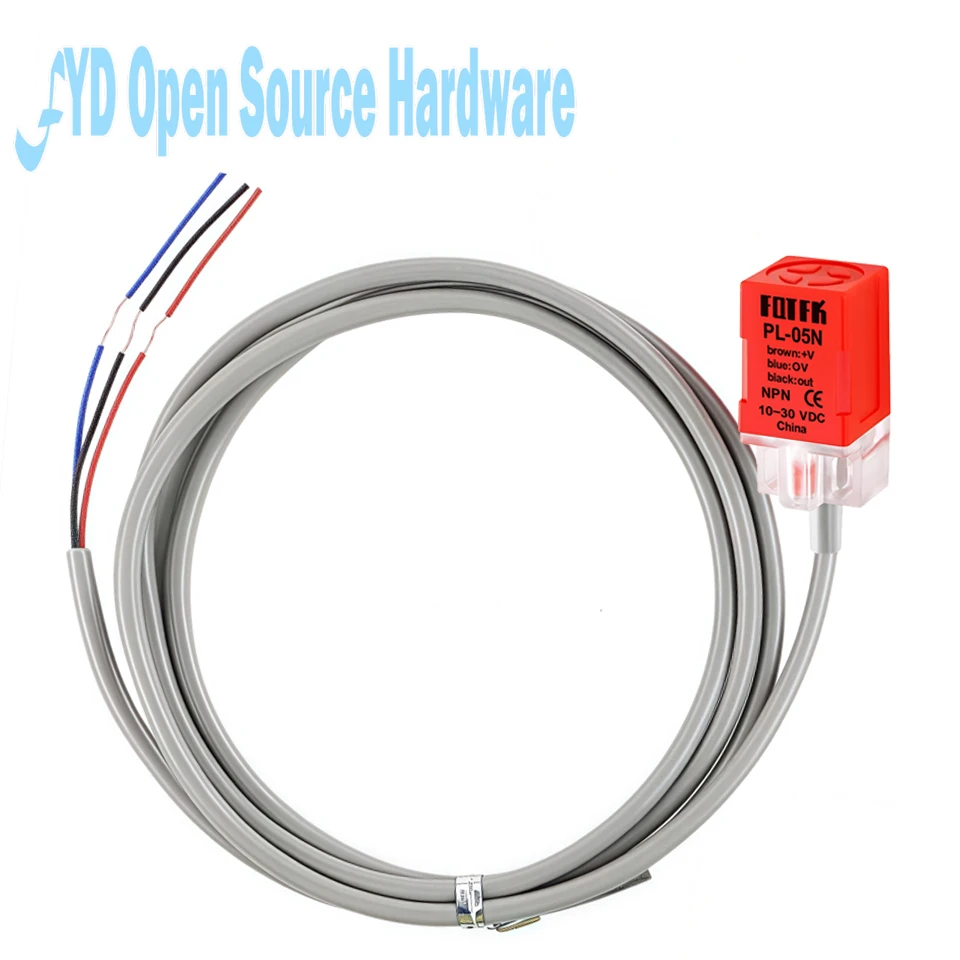 Interruptor de proximidad de alta calidad, Sensor de PL-05N CC, 3 cables, normalmente abierto, limitador de PL-05P, Sensor cuadrado - imagen 3