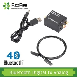 PzzPss Adaptador SPDIF DAC de Audio Digital a Analógico