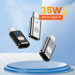 Adaptador USB-C 35W con LED - Carga rápida para iPhone 12-15