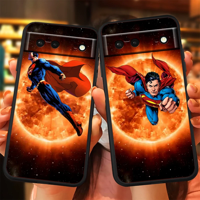 S-supermans-funda de teléfono suave de silicona negra a prueba de golpes, arte Popular, genial para Google Pixel 9, 8, 7A, 7, 6A, 6, 5A, 5, 4, 4A, XL, 5G - imagen 2