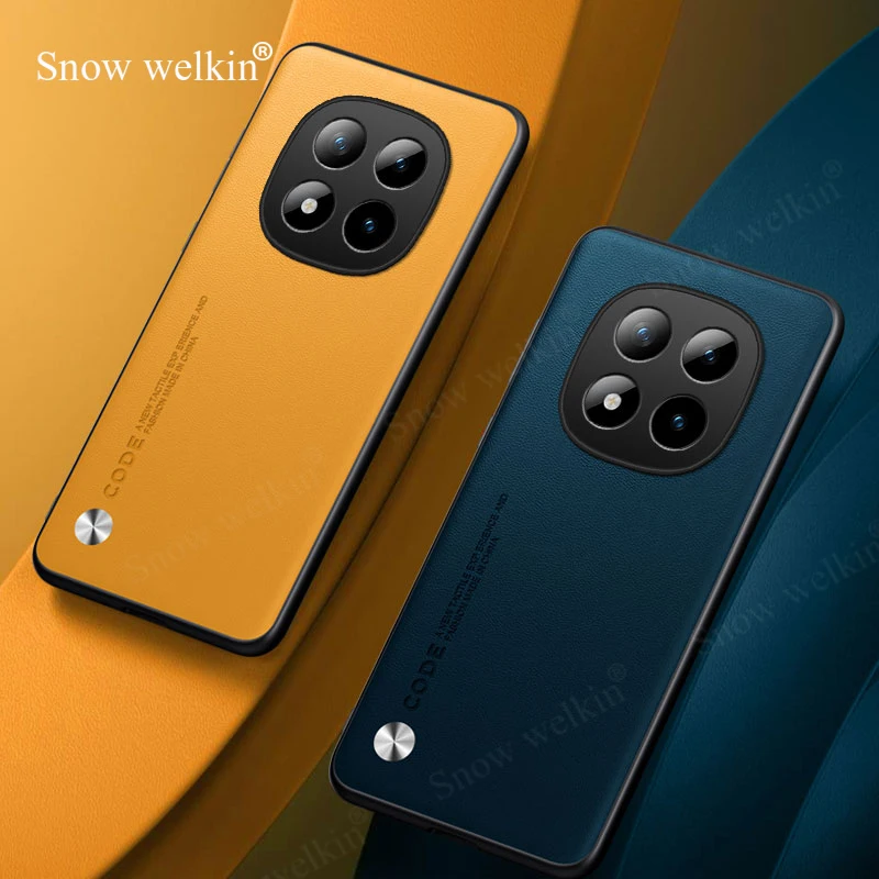 Funda de silicona de cuero PU de lujo a prueba de golpes para Xiaomi Redmi Note 15 Note15 Pro Plus ProPlus Note15Pro + funda trasera para teléfono - imagen 4