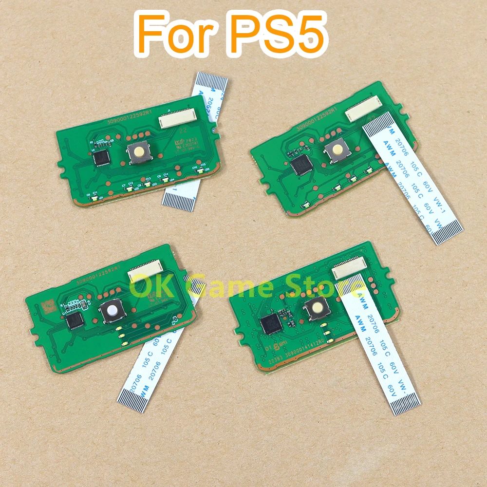1 Juego para PS5 Touchpad PCB Board V1 V2 V3 Big Small IC BDM-010 BDM-020 Touchpad con 16PIN 18PIN Cable flexible consola de juegos