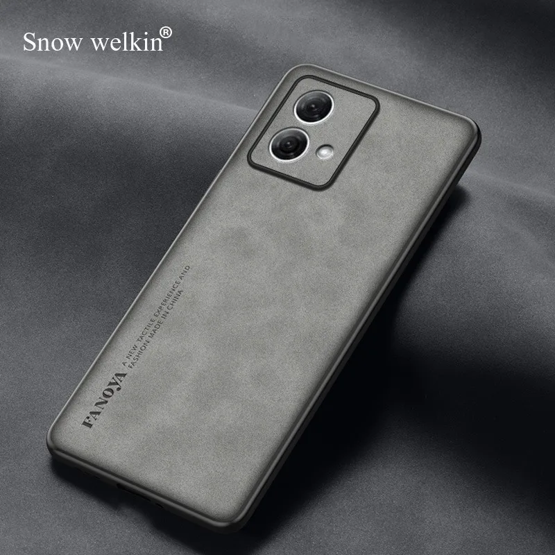 Funda de silicona de piel de oveja de lujo a prueba de golpes para Motorola Moto G04 G14 G24 G34 G84 G54 G04S G64 G64Y Power funda de teléfono - imagen 5