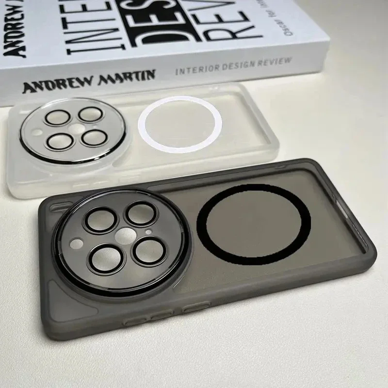 Película protectora de lente, funda de carga inalámbrica para VIVO X200 Pro mini X100S Pro X100, parachoques transparente de silicona ultrasuave a prueba de golpes - imagen 3