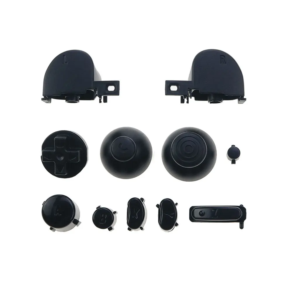 JCD-juego completo de botones L R ABXY Z para Nintendo GameCube, botones de encendido y apagado, 1 Juego - imagen 4