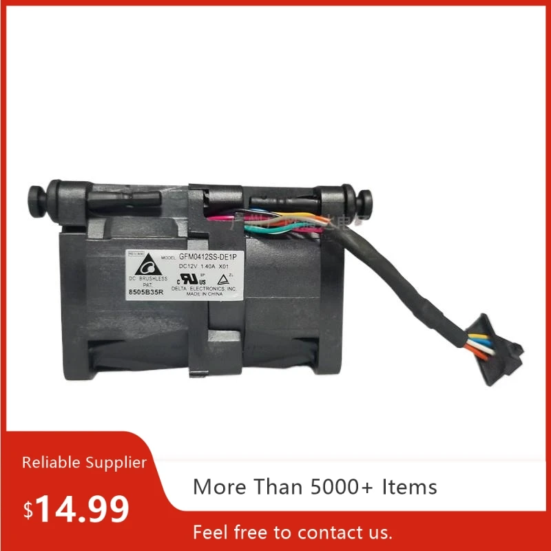 Delta GFM0412SS-DE1P 40x40x56mm 12V 1.4A Ventilador de servidor de motor dual de rendimiento extremo