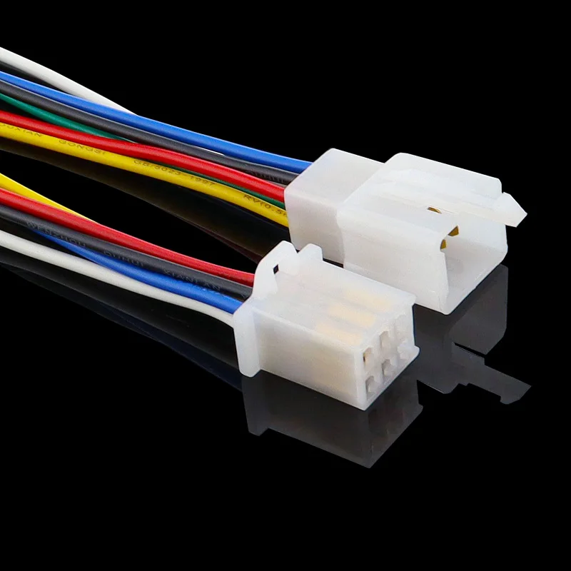 1 Kit de conectores de cable eléctrico de 6 pines, conjunto de conectores automáticos con cable/longitud total 21CM - imagen 4