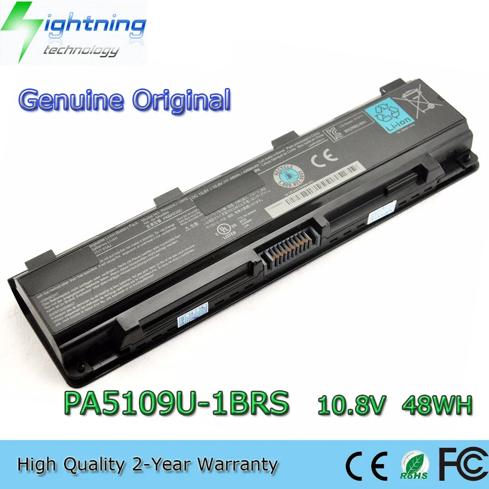 Nuevo Original y genuino PA5109U-1BRS 10,8 V 48Wh batería de ordenador portátil para Toshiba Satellite C50 C55 L70 S70
