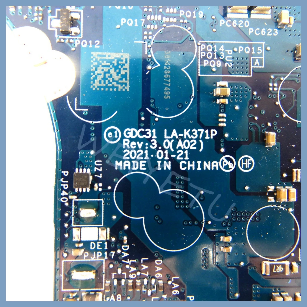 Placa base para ordenador portátil LA-K371P con i5-1135G7 i7-1165G7 CPU 8GB/16GB-RAM para Dell Latitude 7320 7420 7520 placa base 100% probado OK - imagen 3