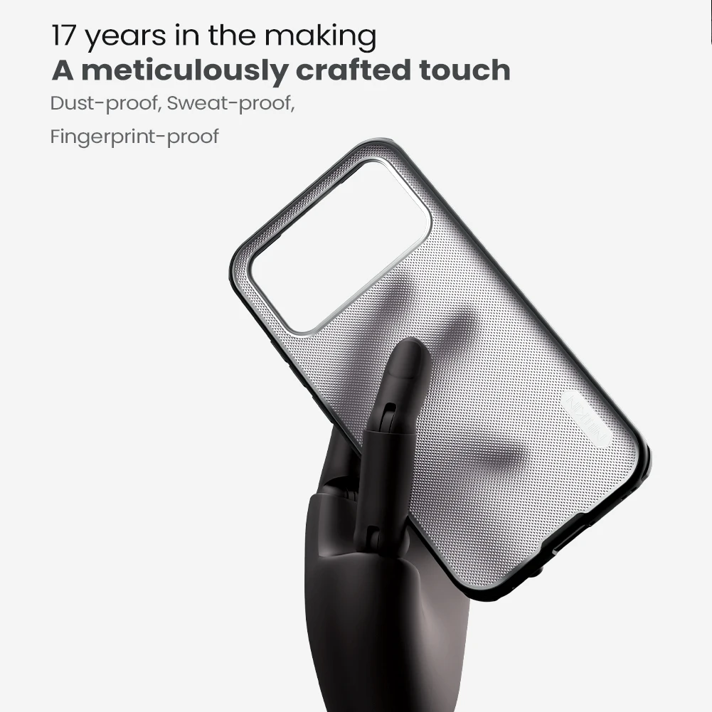 Para Redmi K90 Pro Max funda NILLKIN funda ajustada para Redmi K90 Pro Max funda protectora súper esmerilada de alta calidad cubierta mate para PC - imagen 3