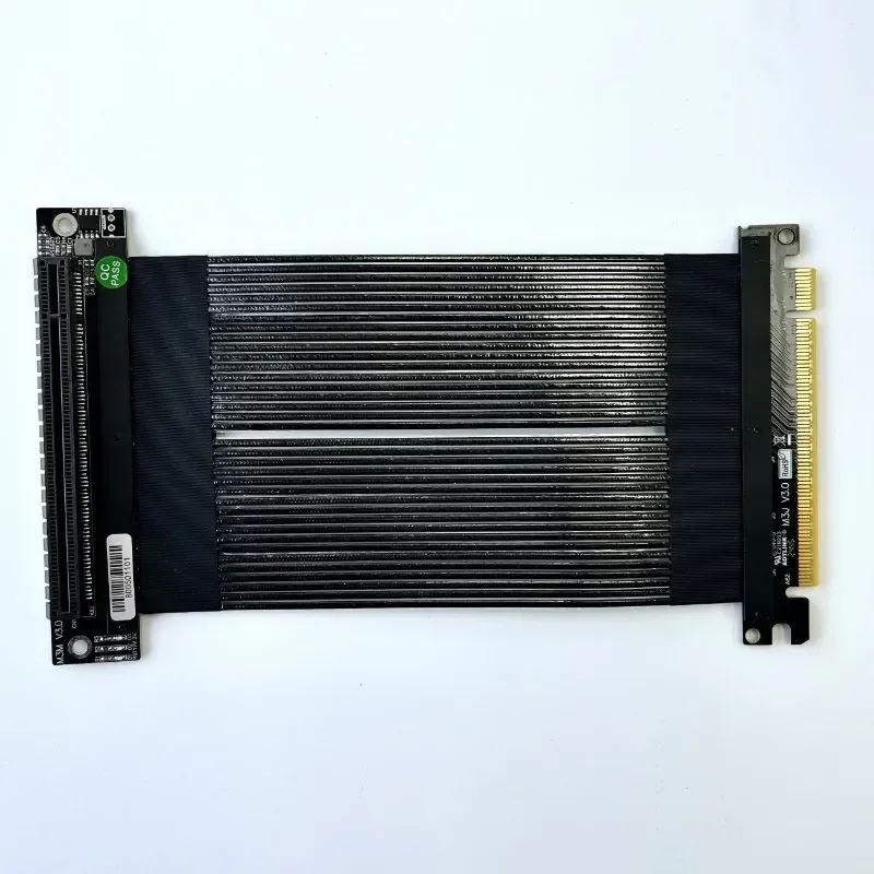 Cable elevador PCI para tarjeta de Cable Flexible EXPRESS 16x Cable adaptador de puerto de extensión de alta velocidad PCI-E 4,0 X16 Riser para 90 ° 180 ° GPU - imagen 4