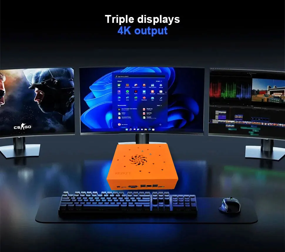 Sistema Dual Plug and Play en consola de juegos de TV M8 Pro I3-3110M 1T HDD 70000 + juegos para Wii PS2 N64 PSP GameCube N64 Saturn Windows - imagen 5