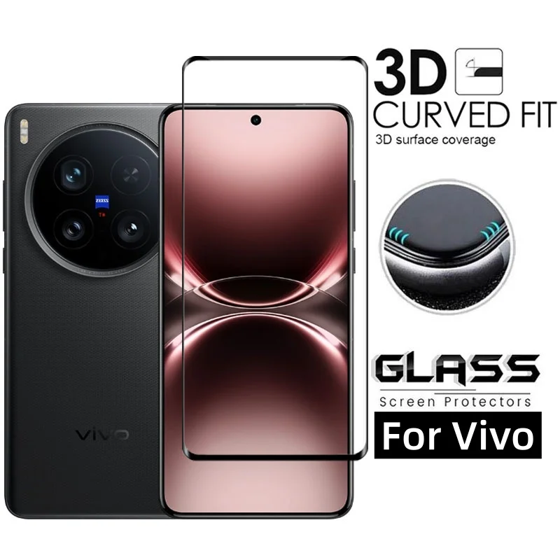 Vidrio de cubierta completa para Vivo X200 Ultra Protector de pantalla Vivo X200 vidrio Ultra templado película protectora de teléfono 3D Vivo X200 Ultra - imagen 2