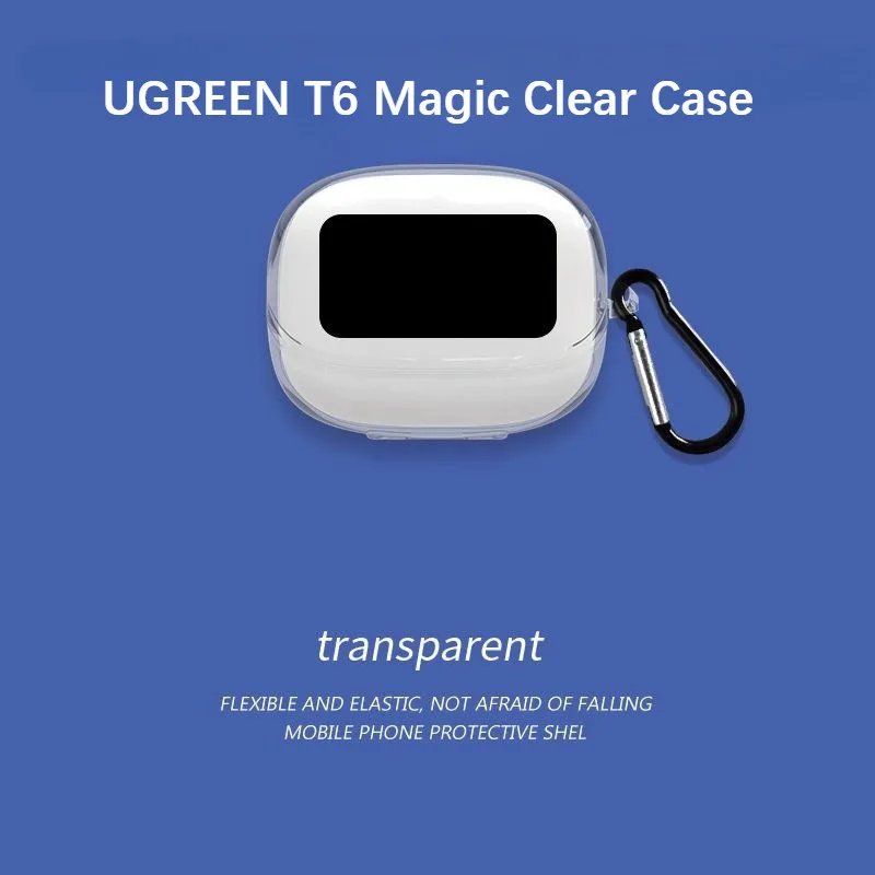 Funda para UGREEN T6 Magic Clear Soft Case adecuada para UGREEN T6 Magic funda protectora a prueba de golpes - imagen 2