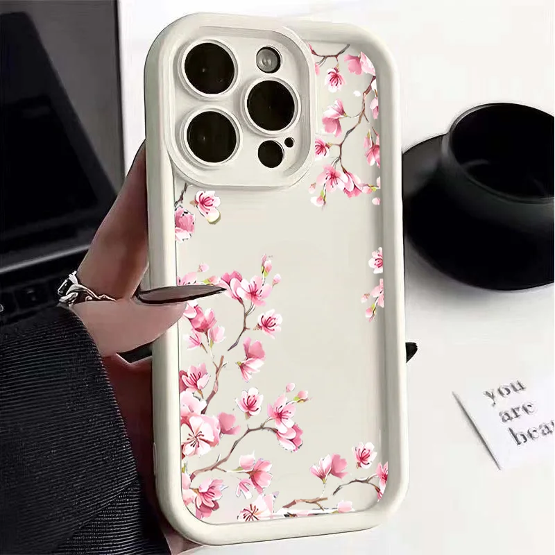 Funda para Realme 15 14 Pro 5G C71 C75 C53 C55 C63 C12 C20 C12 C21 11 12 13 Plus Funda de silicona con flores pequeñas - imagen 5