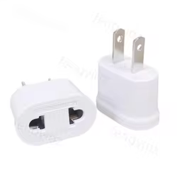 1 Uds. Adaptador de corriente de viaje para EE. UU., EE. UU., UE, EURO, Europa, convertidor de cargador, convertidor de EE. UU., toma de corriente de CA