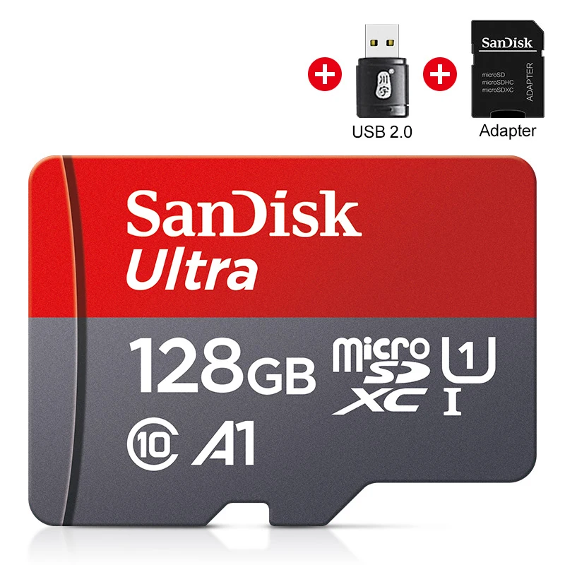 Tarjeta Micro SD Sandisk 100% Original, tarjeta Flash TF Class10 de 128GB, tarjeta de memoria de 128GB, disco memoria de 128gb para teléfono móvil y PC de mesa - imagen 3