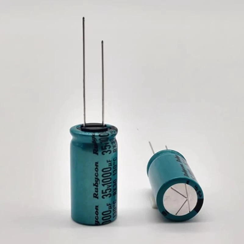 5 uds/20 piezas Uds Rubycon 35V1000uF serie RX30 12,5x25mm resistente a altas temperaturas 1000uF/35V condensador electrolítico de 130 grados - imagen 2