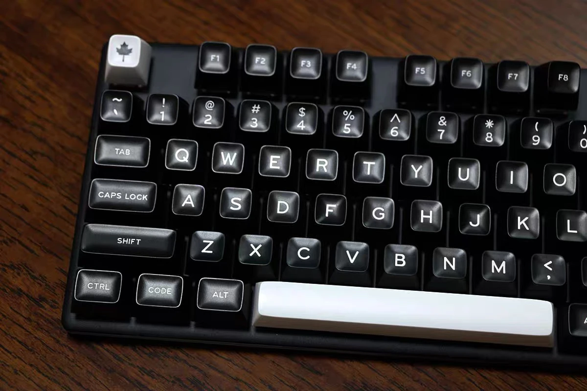 Teclas WOB de 172 teclas, perfil SA, teclas blancas y negras, teclas ABS de doble disparo para teclados mecánicos Cherry MX Switch - imagen 5