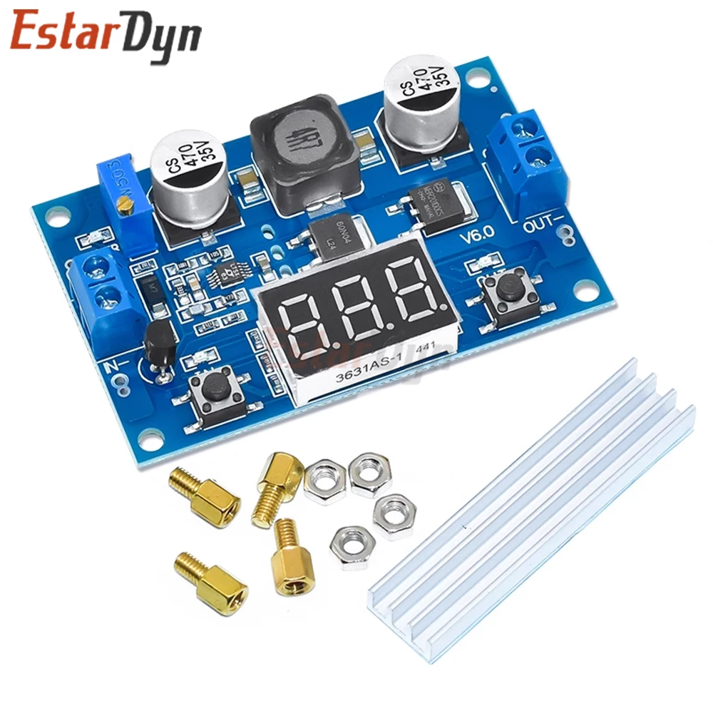 LTC1871 DC-DC Boost Converter Módulo de potencia elevador 3-35V a 3,5-35V con pantalla LED del medidor de voltaje 100W - imagen 5